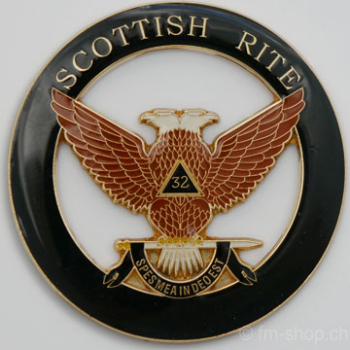 Plaquette de métal REAA, 32ème Degré