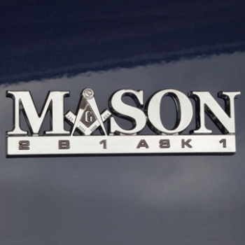 3D Plaquette, autoadhésive "MASON"