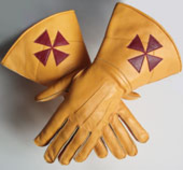 Handschuhe "Templer" echt Leder, Scottish