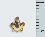 Pin's "Equerre & Compas", discret